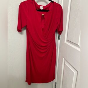 Anne Klein size 6 like new red dress